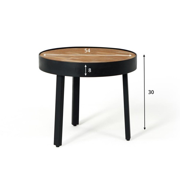 Industriële lage tafel "Simply"