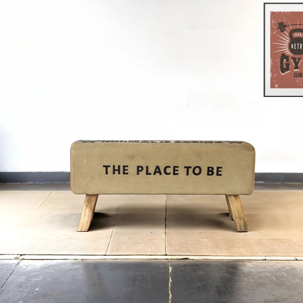 Industriële zitbank "The place to be"