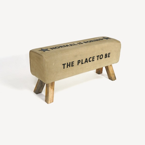 Industriële zitbank "The place to be"