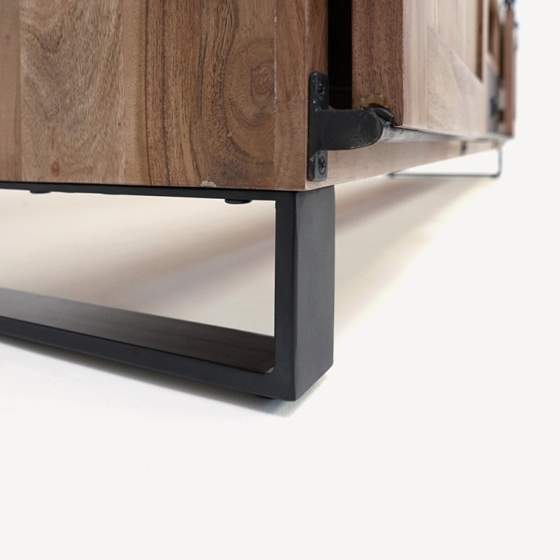 TV-meubel hout en metaal 200 cm - Osaka