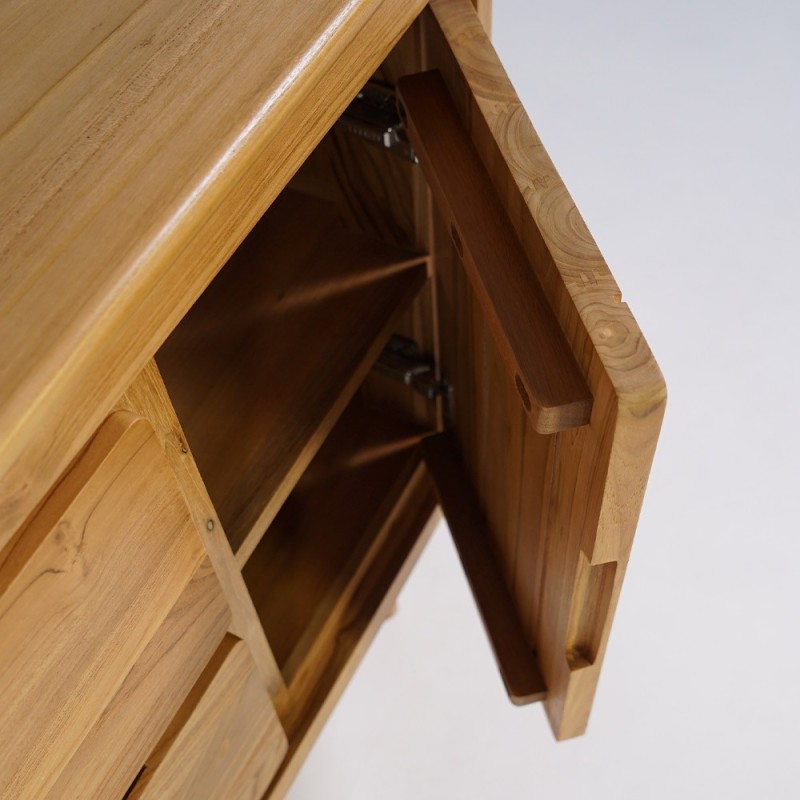 Massief teak badkamermeubel 120 cm - Pragati