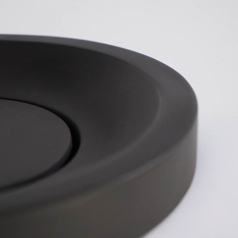 Rond betonnen waskom - Diep antraciet - Tellure