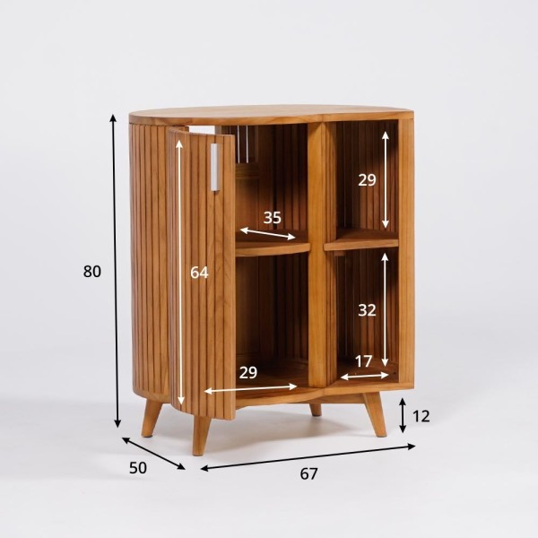 Massief teak badkamermeubel - Leela