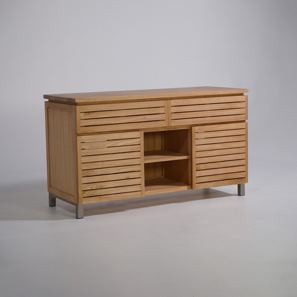Massief houten badmeubel 140 cm - Reva