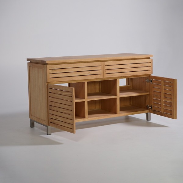 Massief houten badmeubel 140 cm - Reva