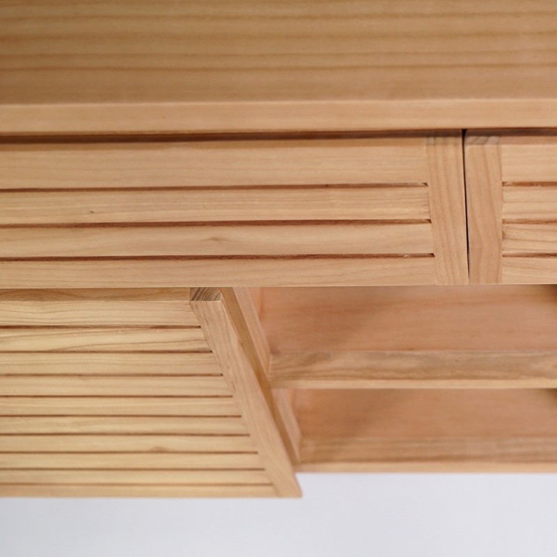 Massief houten badmeubel 140 cm - Reva