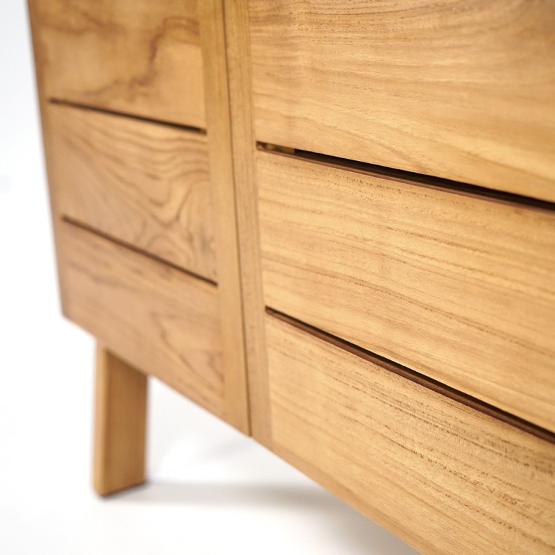 Massief teak badmeubel 80 cm - Nandini