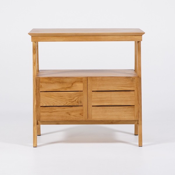 Massief teak badmeubel 80 cm - Nandini