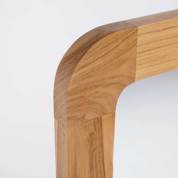 Rechthoekige badkamerspiegel 140 cm x 70 cm met afgeronde hoeken