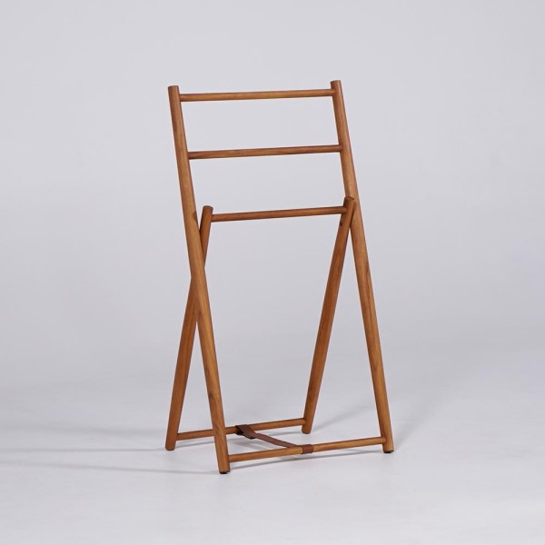 Massief teak handdoekenrek - Cannella