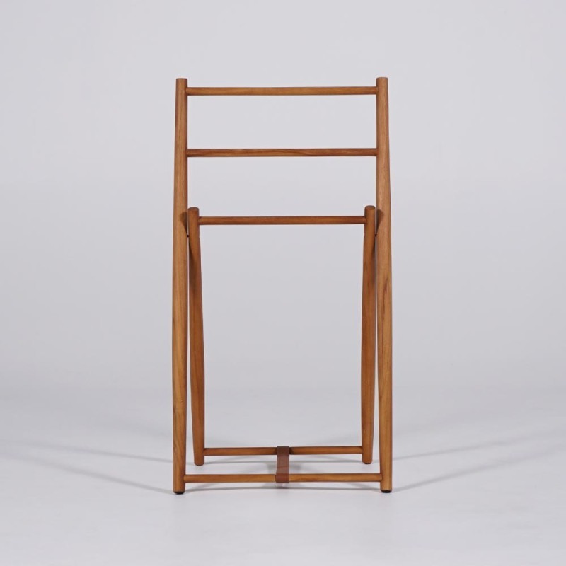 Massief teak handdoekenrek - Cannella