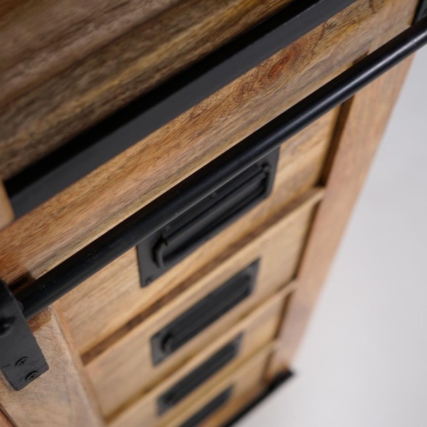 Massief houten en metalen buffetkast - Parijs