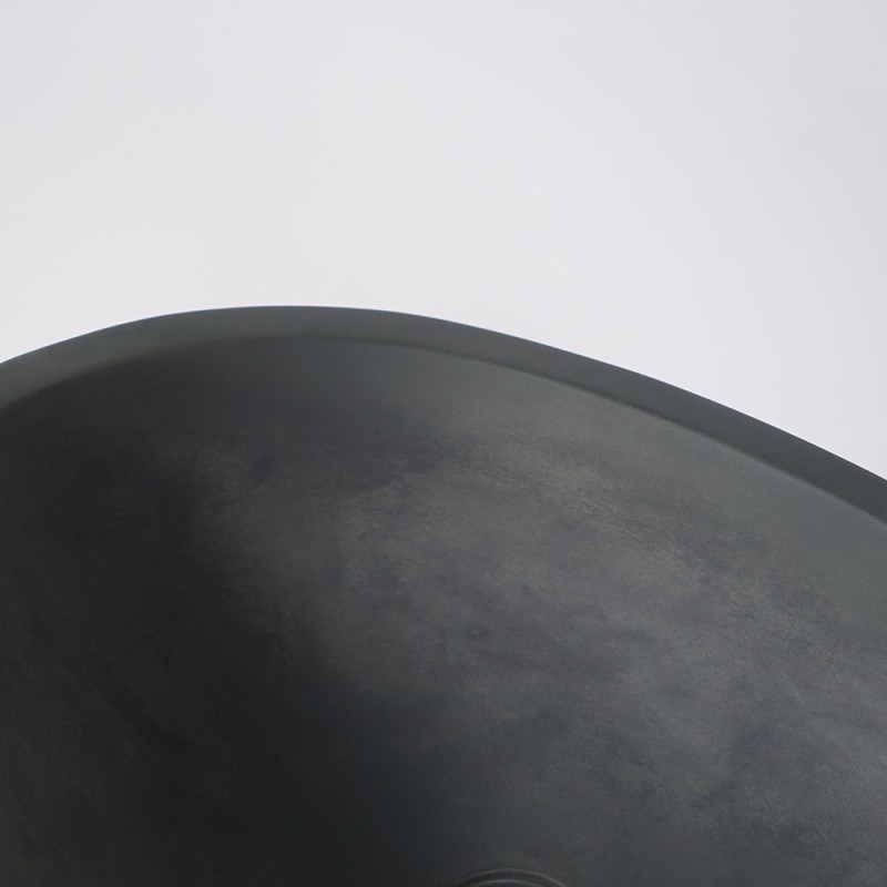 Ovaal betonnen waskom - Kopergroen - Raw Blend