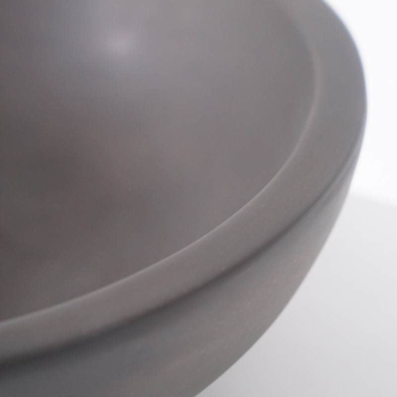 Ronde betonnen waskom - Diep antraciet - Urban Rock