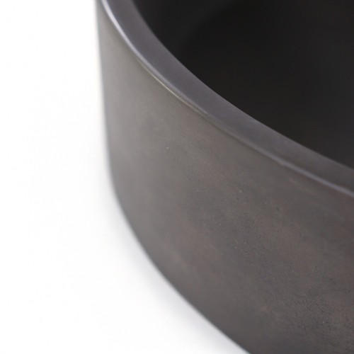 Rond betonnen waskom - Diep antraciet - Mineral