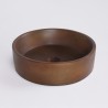 Rond betonnen waskom - Vintage bruin - Mineral