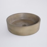 Rond betonnen waskom - Natuurlijke kleur - Mineral