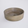 Rond betonnen waskom - Natuurlijke kleur - Mineral