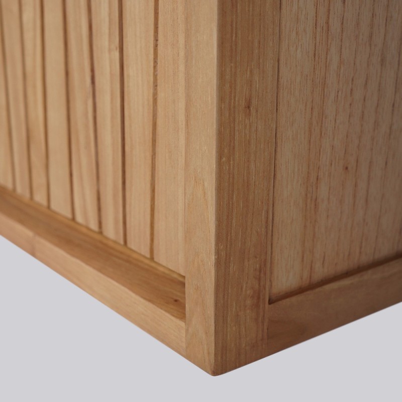 Natuur houten badkamermeubel 120 cm - Neo