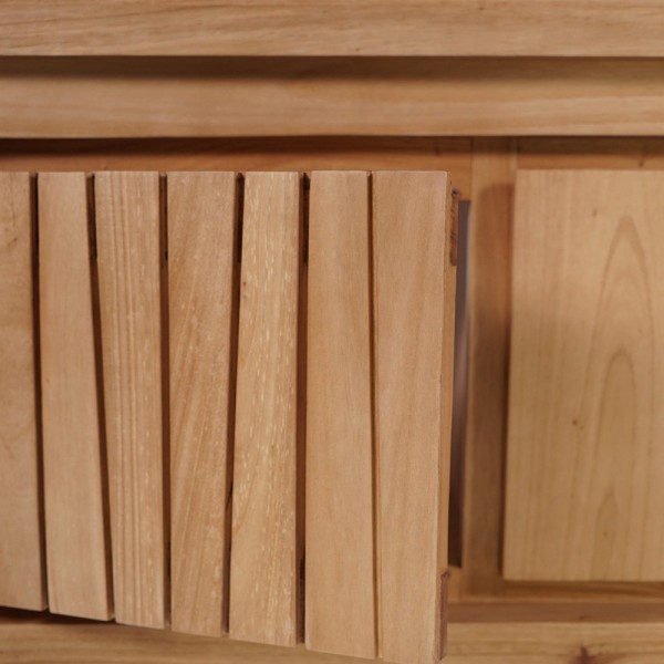 Natuur houten badkamermeubel 120 cm - Neo
