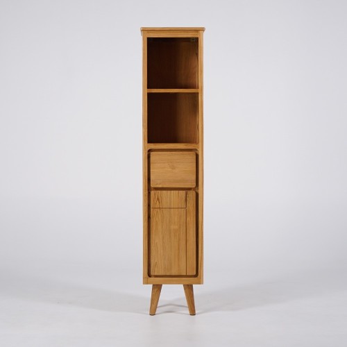 Badkamer kolomkast van natuurlijk hout - Pragati