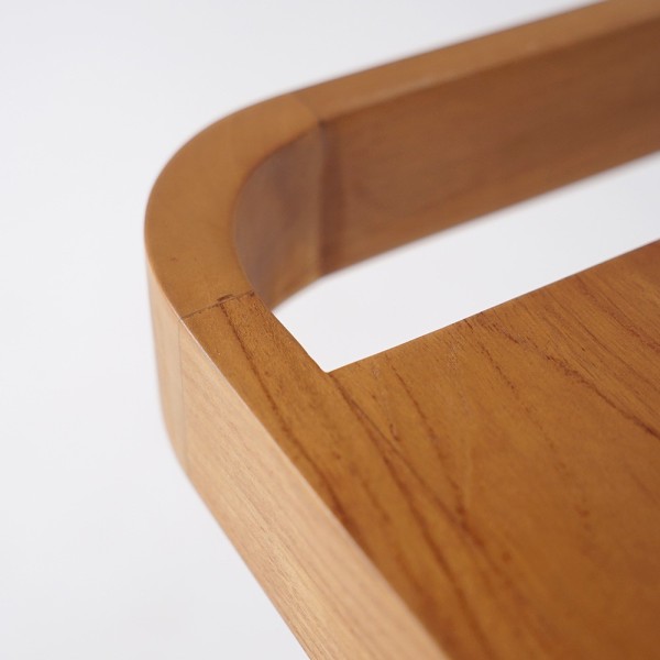 Teakhouten wandplank voor wastafel - Lattis
