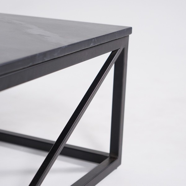 Zwart marmeren salontafel - Verona
