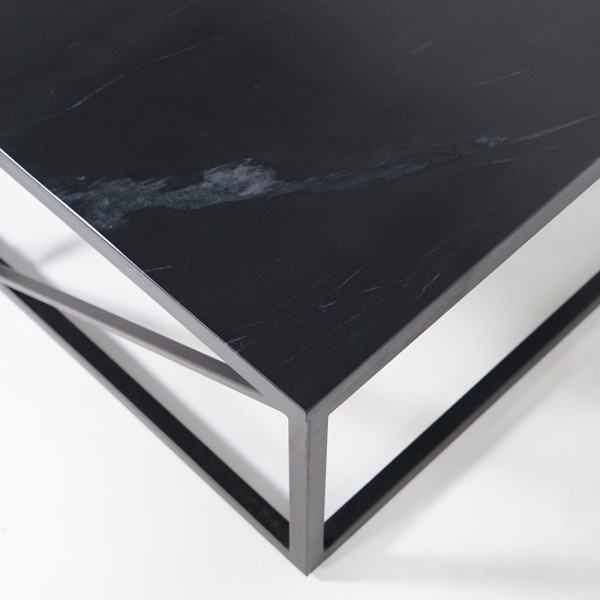 Zwart marmeren salontafel - Verona