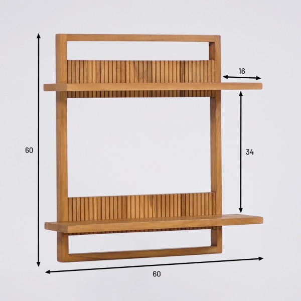 Massief teak houten plank - Aesesa