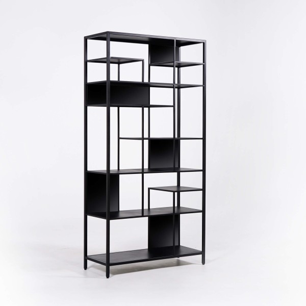 Wandrek in zwart metaal 90 x 180 cm – New York
