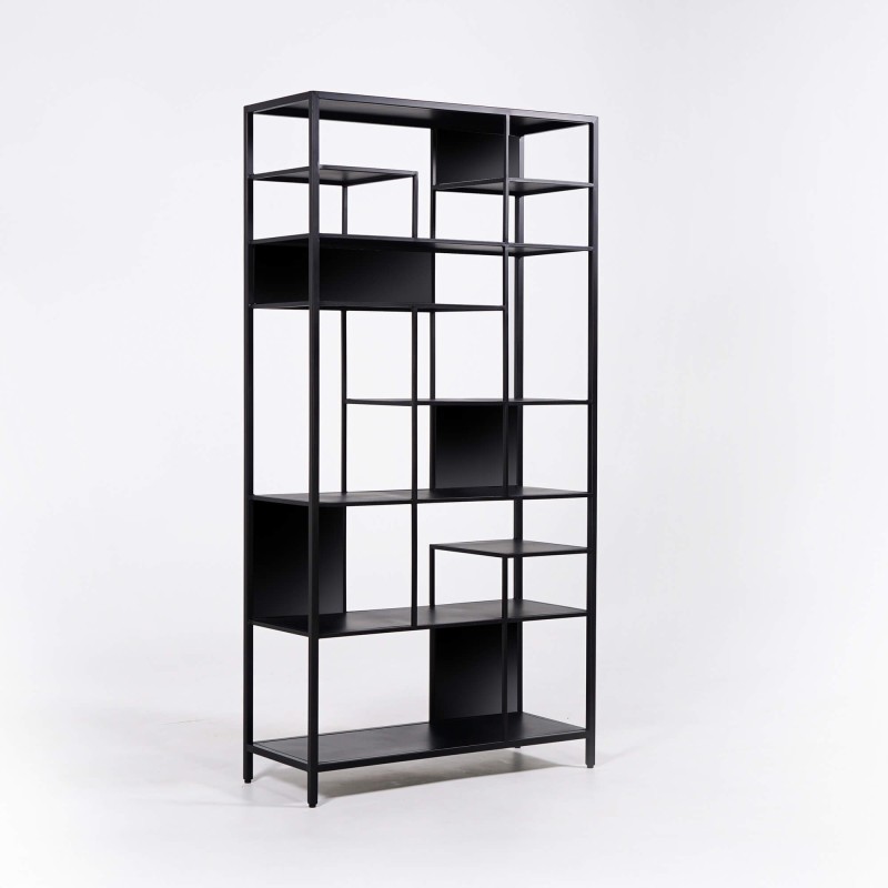 Wandrek in zwart metaal 90 x 180 cm – New York
