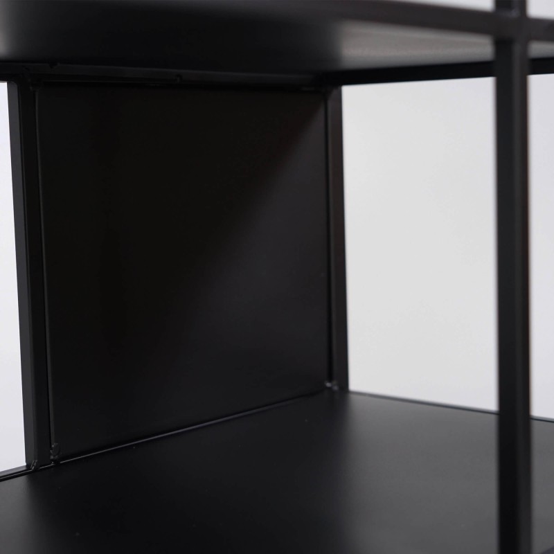 Wandrek in zwart metaal 90 x 180 cm – New York