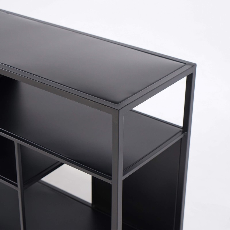 Wandrek in zwart metaal 140 x 75 cm – New York