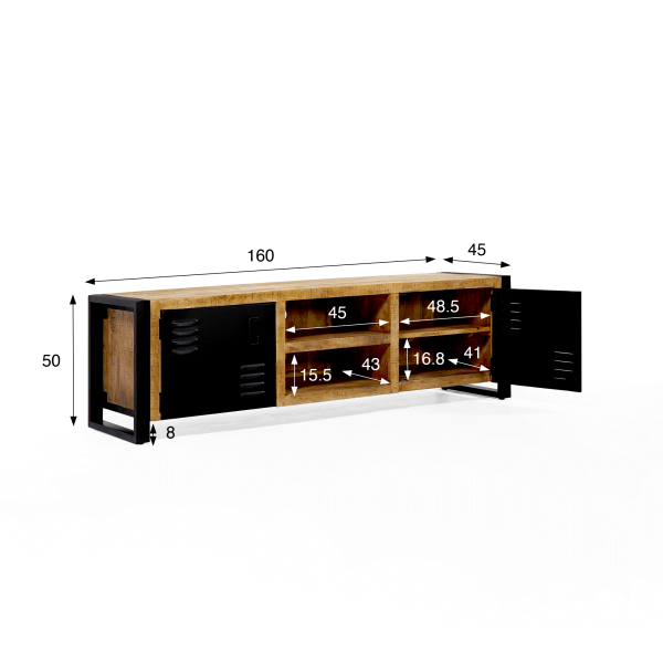 TV-meubel 160 cm Kansas