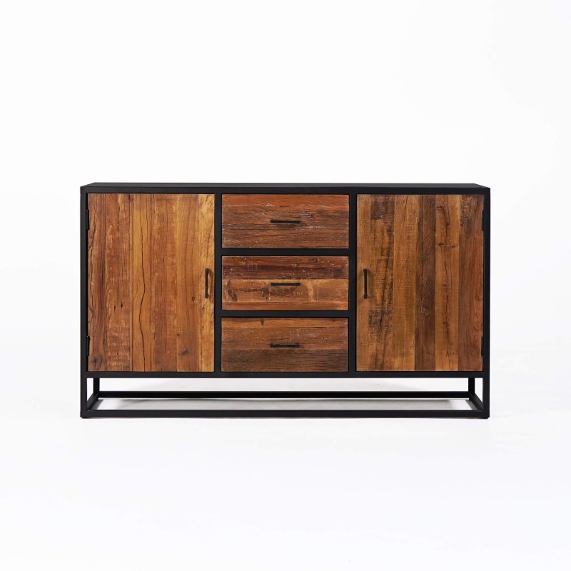 Dressoir 160 cm in gerecycleerd hout – Recycled