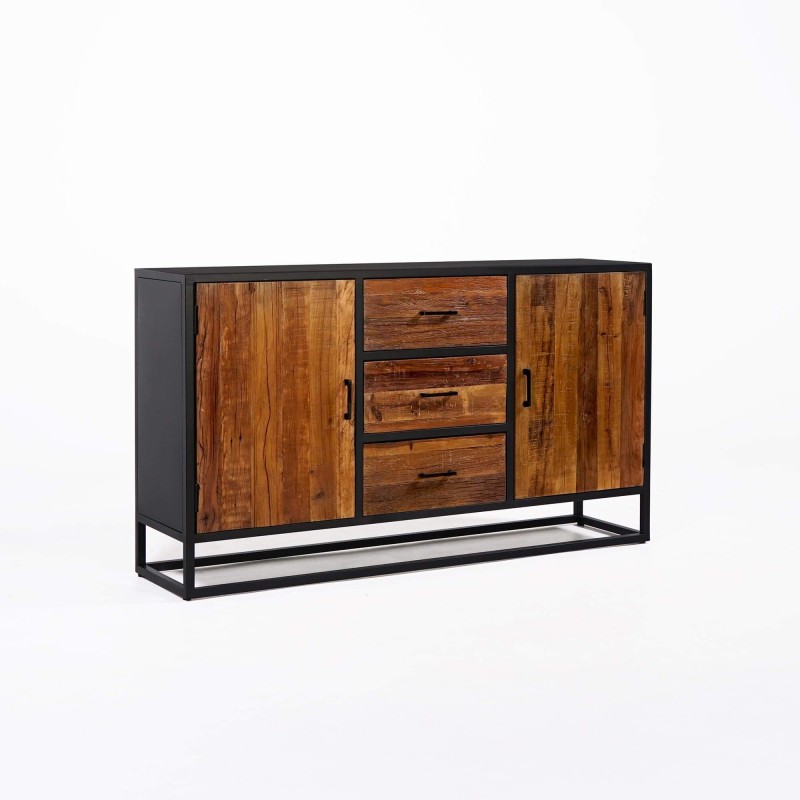 Dressoir 160 cm in gerecycleerd hout – Recycled