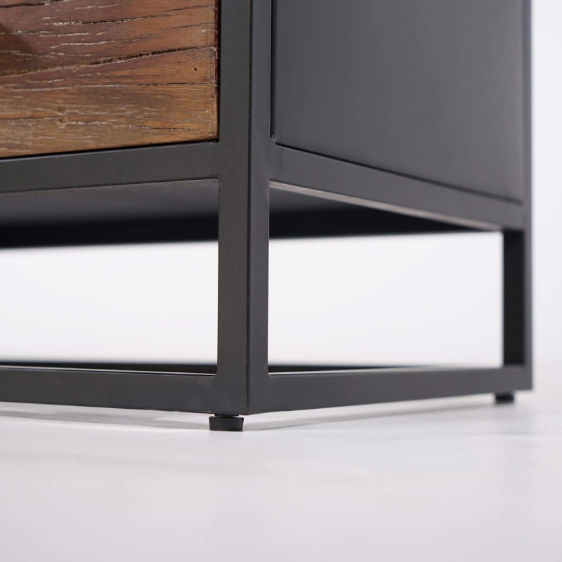 Tv-meubel 160 cm in gerecycleerd hout – Recycled