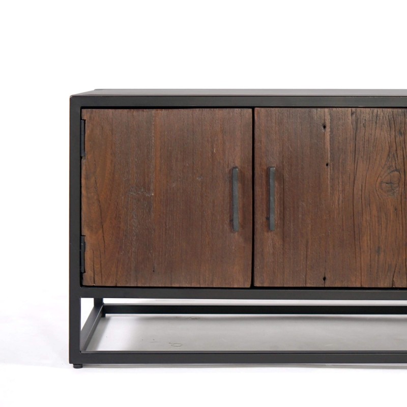 Tv-meubel 160 cm in gerecycleerd hout – Recycled