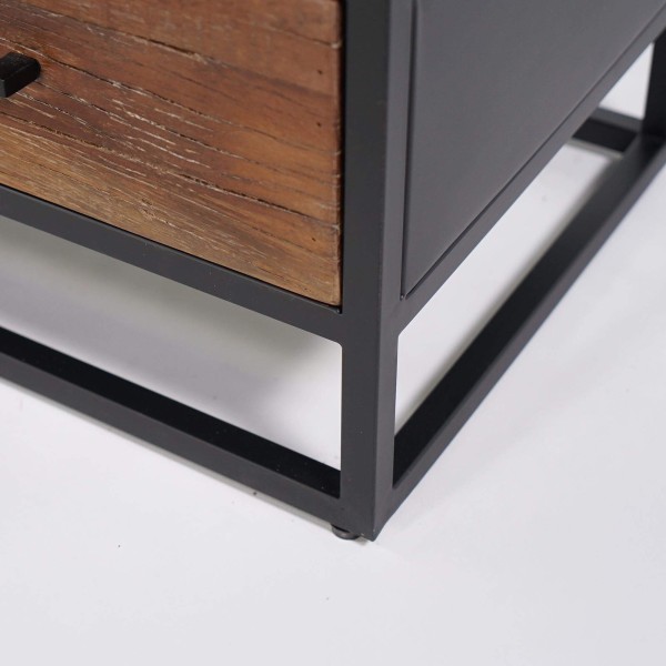 Tv-meubel 160 cm in gerecycleerd hout – Recycled