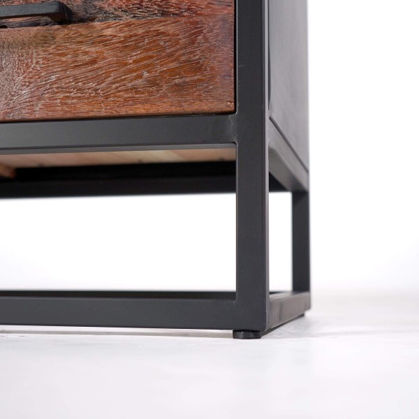Industriële kast van gerecycleerd hout - Recycled