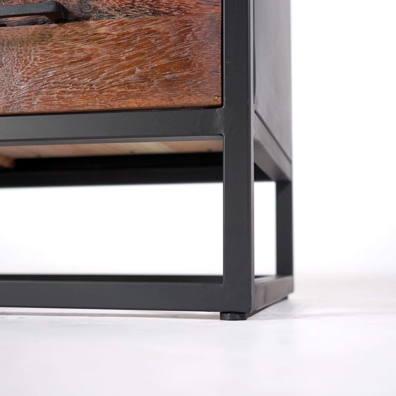 Industriële kast van gerecycleerd hout - Recycled