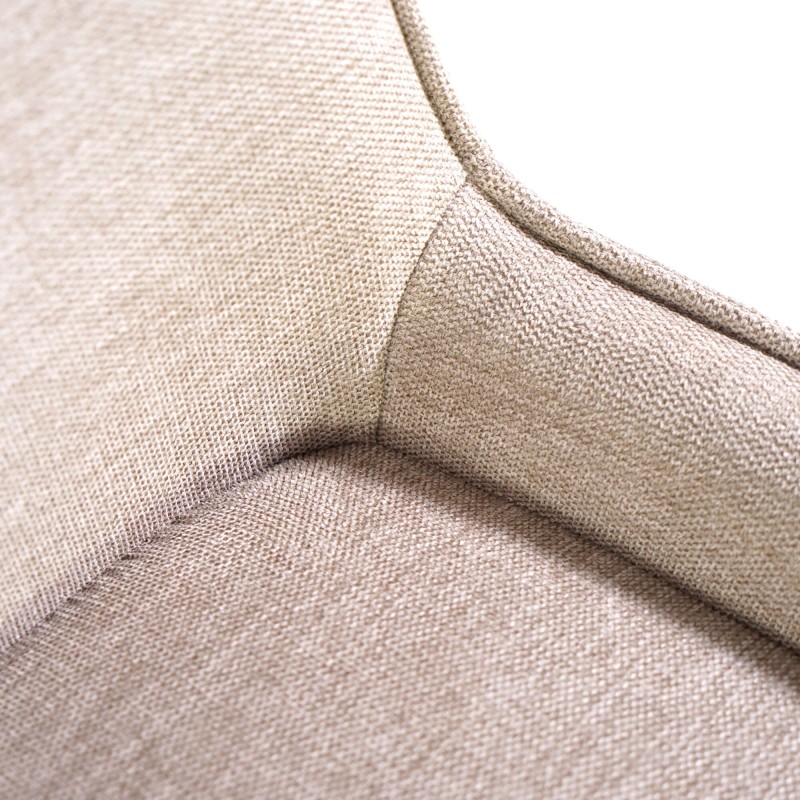 Eetkamerstoel in zandkleurige stof – Calgary