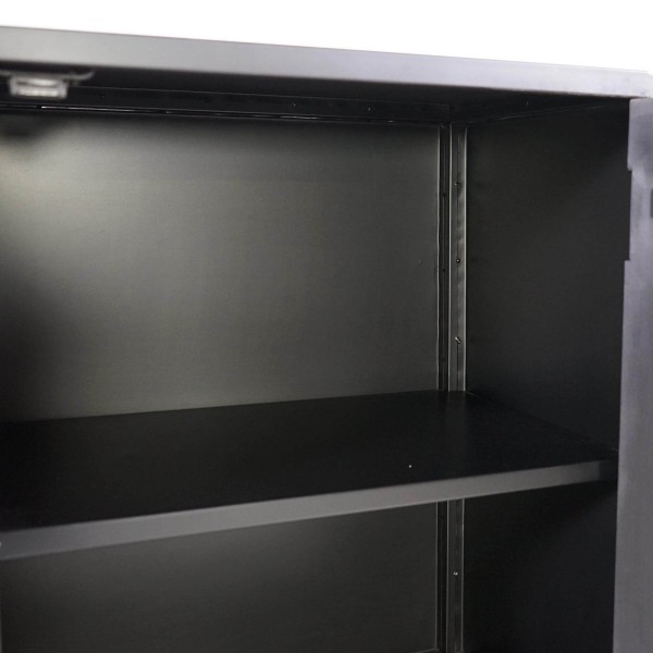Groot industrieel dressoir van gerecycleerd hout - Recycled