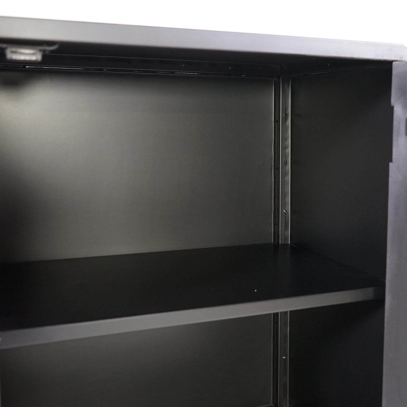 Groot industrieel dressoir van gerecycleerd hout - Recycled