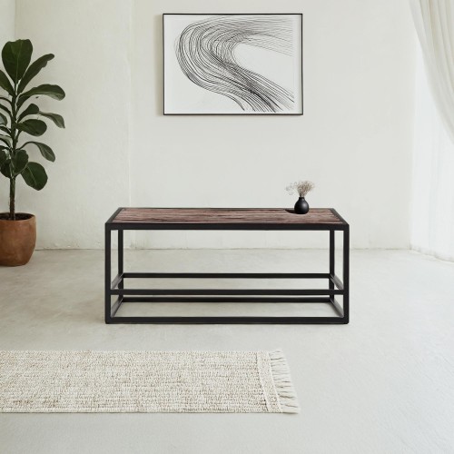 Salontafel van hout en...