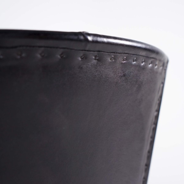 Metalen en vintage lederen stoel - Smart