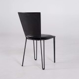 Metalen en vintage lederen stoel - Smart