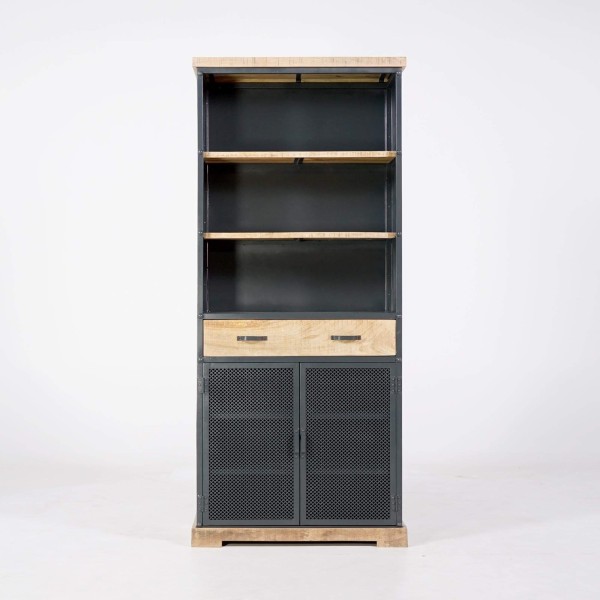 Boekenkast van hout en metaal - Cambridge