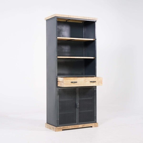 Boekenkast van hout en metaal - Cambridge