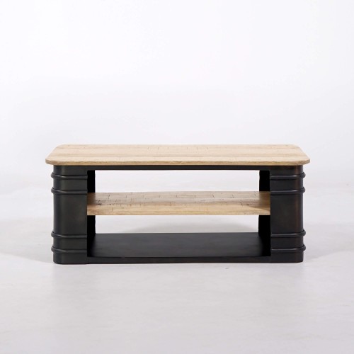 Industriële salontafel in olievatstijl – Artisto